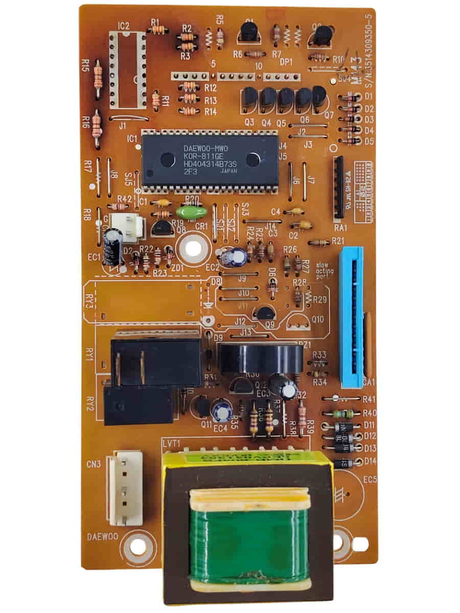 картинка DAEWOO M143 S/N 3514309350-5 БУ (USED) Плата управления для микроволновой печи KOR-618Q от магазина Интерком-НН