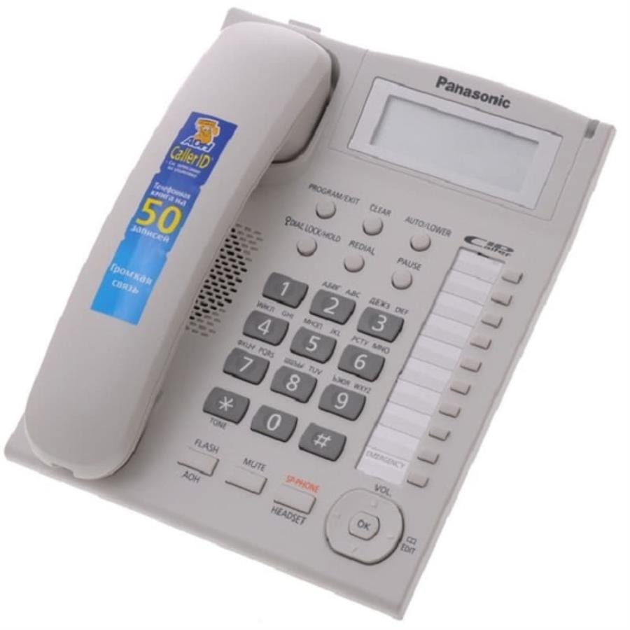 картинка Panasonic KX-TS2388RUW проводной телефон, цвет белый от магазина Интерком-НН