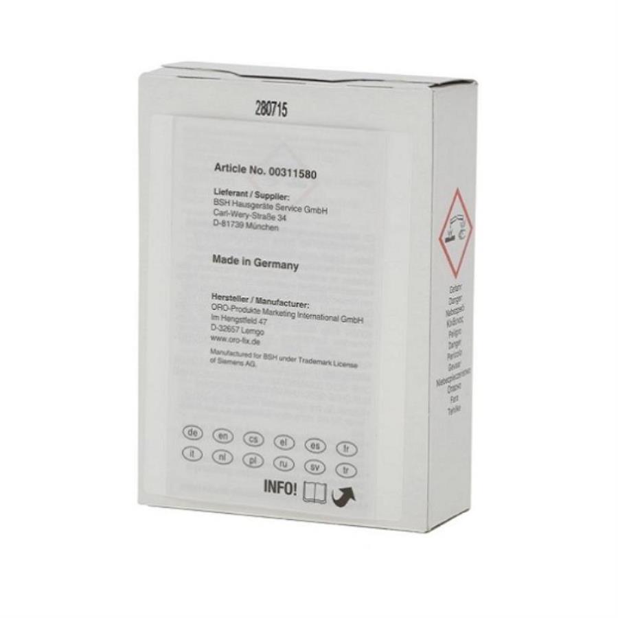 картинка Bosch 00311580 Средство для очистки посудомоечных машин, 200г от магазина Интерком-НН