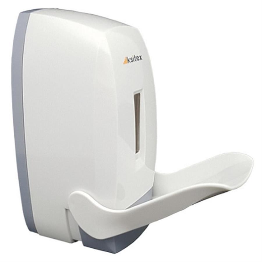картинка Ksitex ES-500W Локтевой дозатор для жидкого мыла 500 мл, ударопрочный пластик от магазина Интерком-НН