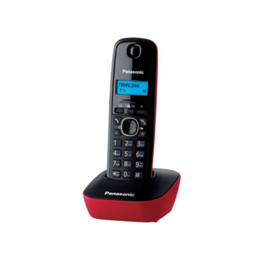 картинка Panasonic KX-TG1611RUR - DECT (радиотелефон) , цвет: красный  от магазина Интерком-НН