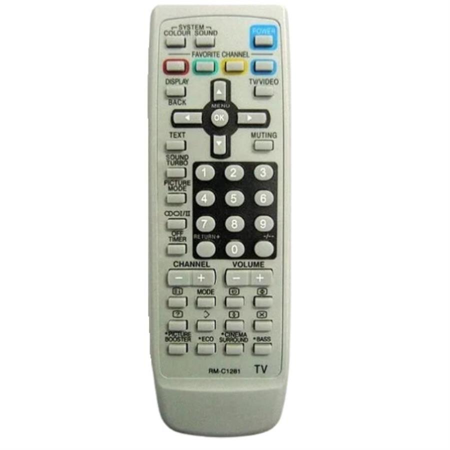 картинка Huayu RM-C1281 (1910) пульт дистанционного управления универсальный (ПДУ) для телевизоров JVC от магазина Интерком-НН