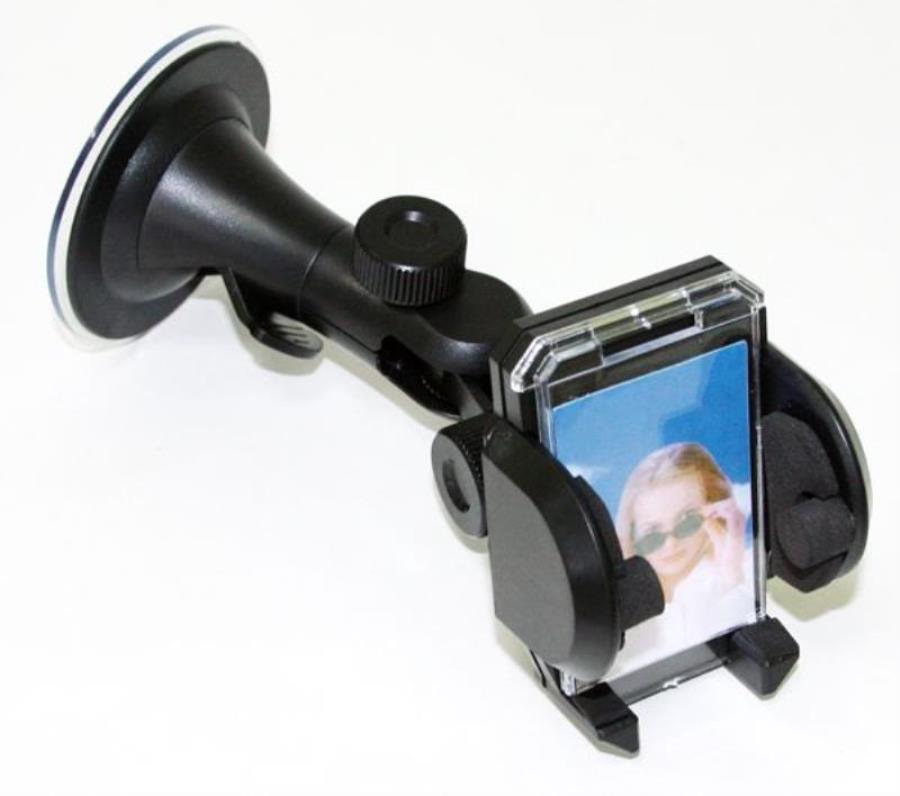 картинка Автомобильный держатель с фоторамкой на кронштейне с поворотным механизмом DXP-010 от магазина Интерком-НН