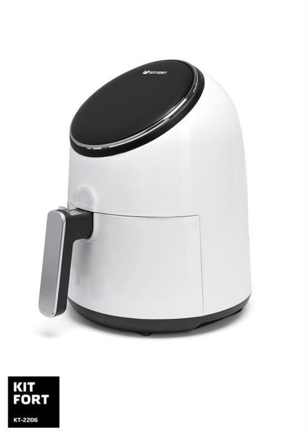 картинка Аэрогриль Kitfort KT-2206 Eva 1300Вт белый/черный от магазина Интерком-НН