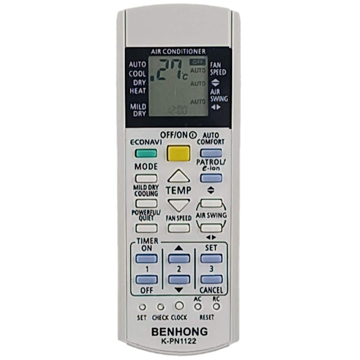 картинка Пульт Benhong K-PN1122 универсальный для кондиционера Panasonic от магазина Интерком-НН
