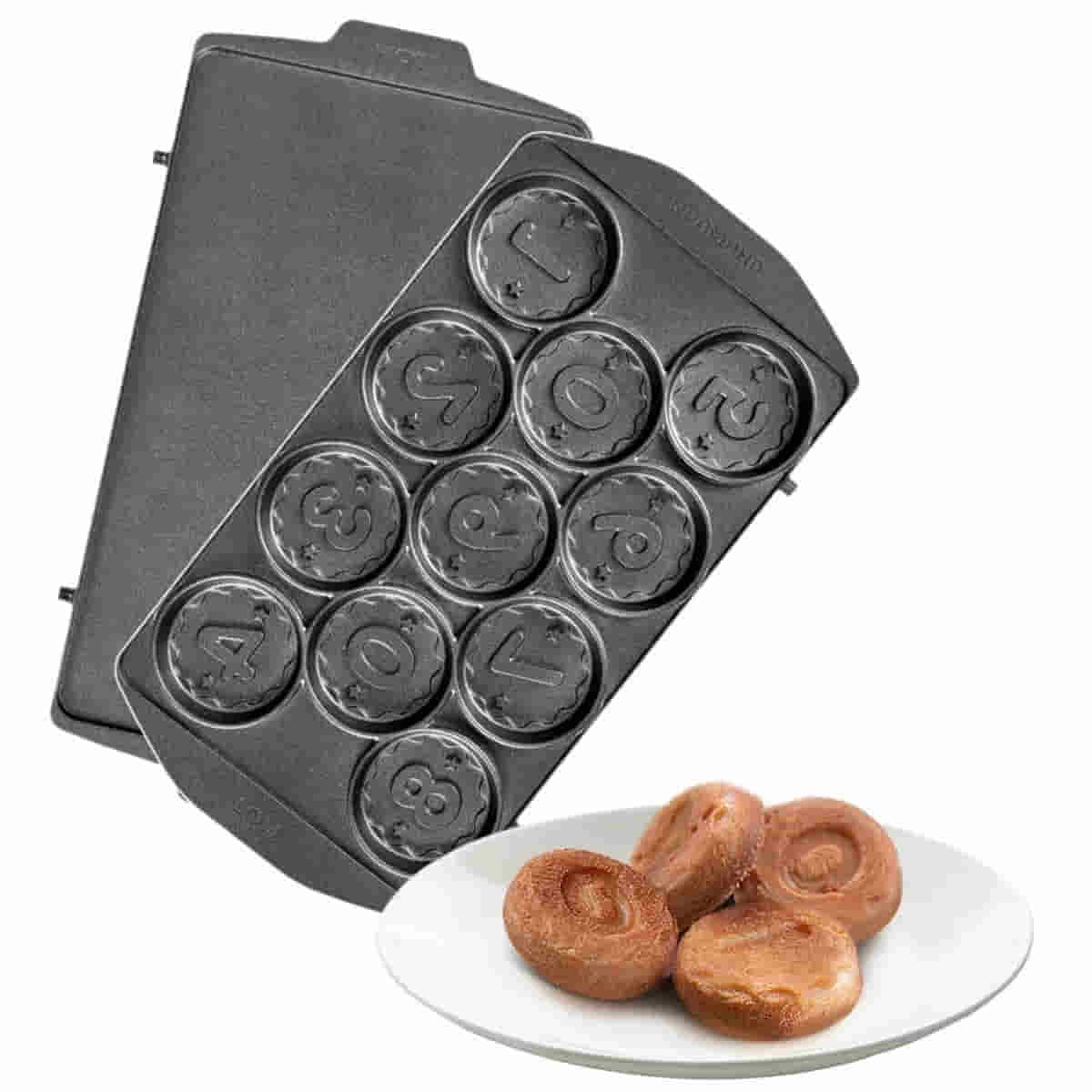 картинка Redmond RAMB-32 панель "цифры в круге" 2шт (форма для выпечки печенья) для мультипекаря 6 серии от магазина Интерком-НН