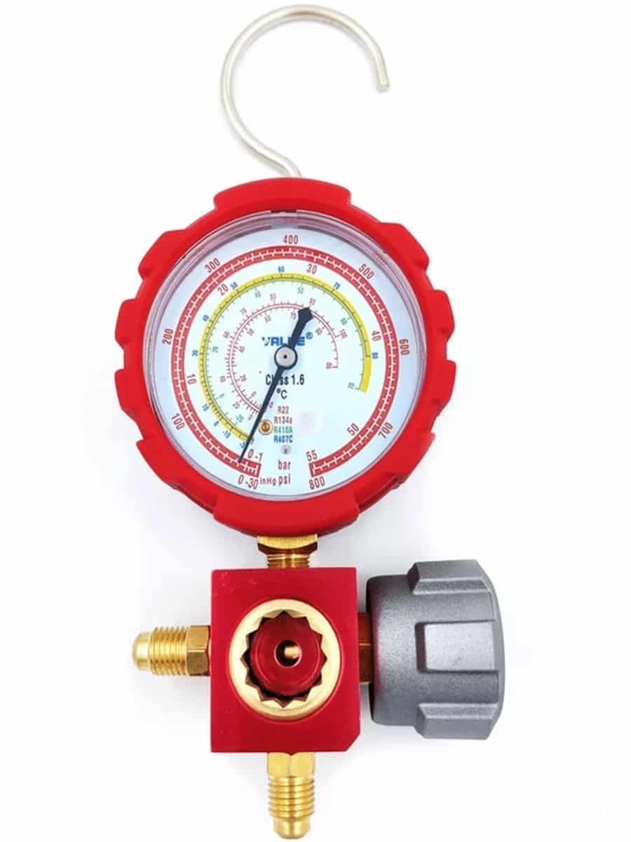картинка Value VMG-1-S-H манометрический коллектор одновентильный с манометром высокого давления для фреона  от магазина Интерком-НН