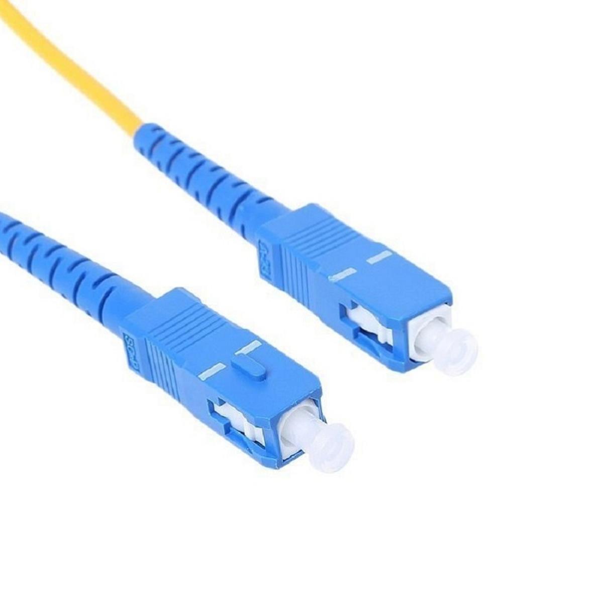 картинка Патч-корд оптический (optic patch cord) SC/UPC-SC/UPC SM 9/125мкм одномодовый (simplex) 20 метров от магазина Интерком-НН