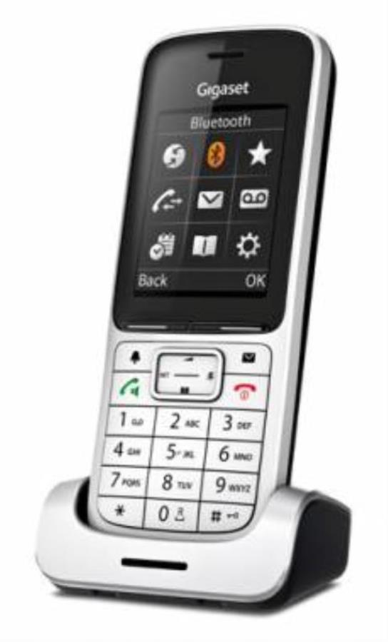 картинка Трубка доп. Dect Gigaset SL450HX RUS серебристый для SL450 от магазина Интерком-НН