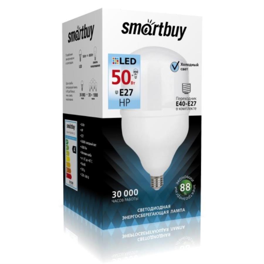 картинка Светодиодная (LED) Лампа Smartbuy-HP-50W/6500/E27 SBL-HP-50-65K-E27 от магазина Интерком-НН