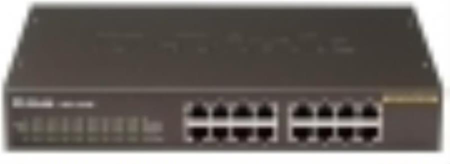 картинка D-Link DES-1016А Неуправляемый коммутатор с 16 портами 10/100Base-TX от магазина Интерком-НН