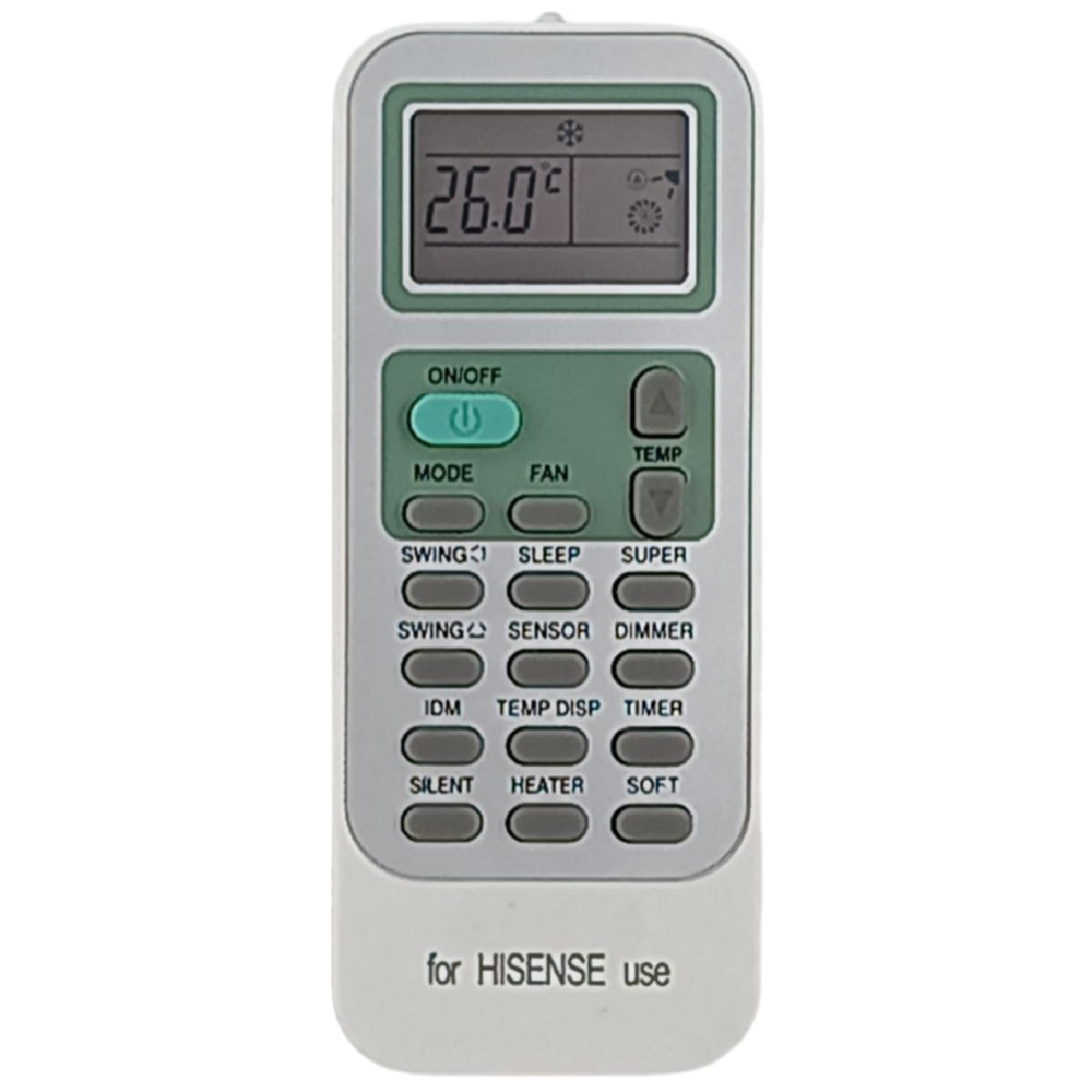 картинка Пульт KT-HS01 универсальный для кондиционера Hisense от магазина Интерком-НН