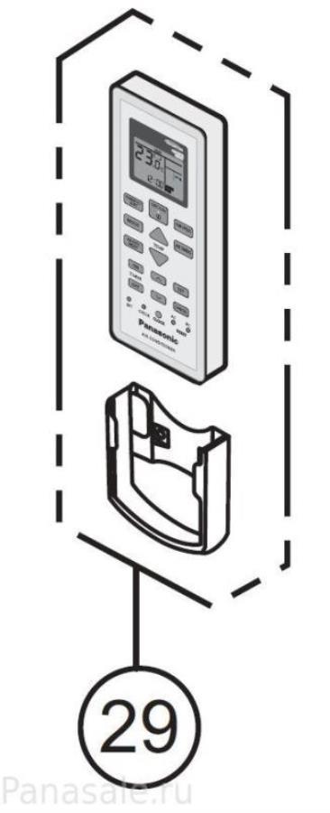 картинка Panasonic ACXA75C00450 Пульт дистанционного управления к кондиционеру от магазина Интерком-НН